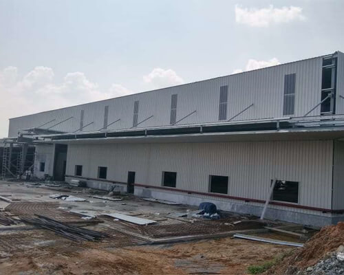 PROJECT AT KANCHEEPURAM FOR MS. JAY & B TECH PVT. LTD Industrial construction contractor in tamilnadu